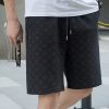 争奪戦♡ルイヴィトン 偽物モノグラム ロゴ プリント ショートパンツ vur04628 - 画像 (3)