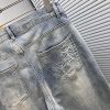 争奪戦♡クロムハーツ セメタリークロスパッチ 偽物デニム パンツ Kue80837 - 画像 (9)
