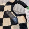 マルニマーケット 偽物◇テックウール製 DIAMONDスモールバッグ ブラック mar01158 - 画像 (3)
