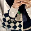 マルニマーケット 偽物◇テックウール製 DIAMONDスモールバッグ ブラック mar01158 - 画像 (5)