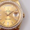 ★日本!!人気！ロレックス 腕時計 コピー デイデイト 40mm シャンパン メンズ 228348RBR - 画像 (3)