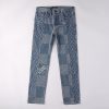 新デザインルイヴィトン × NIGO ダミエ WAVES モノグラム デニムパンツ 偽物 vut50330