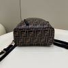 大人気！フェンディ コピー スモール ブラウンレザー FF バックパック 8BZ038A5TL - 画像 (4)