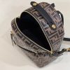 大人気！フェンディ コピー スモール ブラウンレザー FF バックパック 8BZ038A5TL - 画像 (5)