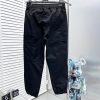 【使い勝手抜群】ディオール コピー カーゴパンツ ブラック コットン ロゴ deb43764 - 画像 (2)