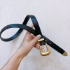 可愛いサンローラン 偽物 フォークバックル ベルト 25mm スムースレザー Sad08258 - 画像 (2)
