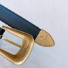可愛いサンローラン 偽物 フォークバックル ベルト 25mm スムースレザー Sad08258 - 画像 (5)