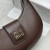すぐ届 ミュウミュウ レザー トップハンドルバッグ myo57370 - 画像 (4)