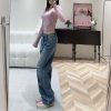完売必至 23FW ミュウミュウ デニムパンツ スーパーコピー myx58426 - 画像 (7)