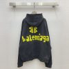 超限定♪バレンシアガ テープタイプ リップドポケットパーカー 偽物 baw37948 - 画像 (2)