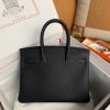 エルメス バーキン ブラックトゴ コピー シルバー金具he26014 - 画像 (5)