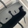 エルメス バーキン ブラックトゴ コピー シルバー金具he26014 - 画像 (6)