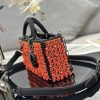 【女性の憧れ☆】ディオール 刺繍レッドビーズ レディディオールバッグ激安 M0540j - 画像 (3)