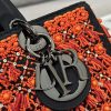 【女性の憧れ☆】ディオール 刺繍レッドビーズ レディディオールバッグ激安 M0540j - 画像 (6)