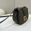 プレゼント最適フェンディ カモン スモール ブラウンFFジャカード バッグ 偽物 fen22758 - 画像 (2)