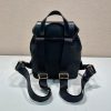追跡付プラダ Re-Nylonとブラッシュレザーのバックパック 偽物 puc51013 - 画像 (3)