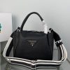 確保済みプラダ スーパーコピー ラージ レザー ハンドバッグ puu29756 - 画像 (4)