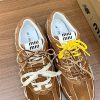 すぐ届くミュウミュウとNew Balance 偽物のコラボ★デニム スニーカー myk76990 - 画像 (3)