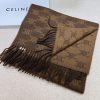 高品質♪♪♪セリーヌ モノグラム フリンジスカーフ カシミア 偽物 Cev74894 - 画像 (3)
