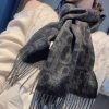 ギフトに最適♪ディオール オブリーク カシミヤ マフラー 激安 タッセル dek15718 - 画像 (3)