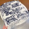 超希少！新作限定 ディオール トワル ドゥ ジュイ カシミア マフラー 偽物 dep79801 - 画像 (2)