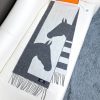 高品質♪♪♪エルメス カシミアマフラー 偽物アントルラック エケストル erc67942 - 画像 (5)
