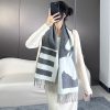高品質♪♪♪エルメス カシミアマフラー 偽物アントルラック エケストル erc67942 - 画像 (9)