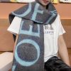 24秋冬プレ☆ロエベ ロゴ ウール&モヘア マフラー 偽物 F811257X0 - 画像 (9)