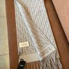フェンディ ブラウンウールスカーフ コピーFFモチーフ フリンジ【人気商品】 feo72888 - 画像 (6)