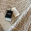 フェンディ ブラウンウールスカーフ コピーFFモチーフ フリンジ【人気商品】 feo72888 - 画像 (5)