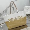 プラダ ラフィア×レザー トートバッグ コピー pui11506 - 画像 (5)
