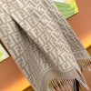 【使い勝手抜群】フェンディ ウール＆カシミア スカーフ 偽物 マフラー fes89793 - 画像 (7)
