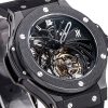 ウブロ ビッグバン 偽物 オープンワーク トゥールビヨン ラバーストラップ スケルトン トゥールビヨン ムーブメント hub55607 - 画像 (2)