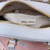 ミュウミュウ コピー レザー ロゴ ショルダー トップハンドルスモールバッグ myl08247 - 画像 (9)