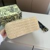 すぐ届 レディディオール 偽物 かごバッグ ラフィア dea57942 - 画像 (4)