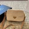 プラダ クロシェ ショルダーバッグ コピー ナチュラル かごバッグ 1BH196 - 画像 (7)