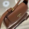 超限定♪【プラダ】スモール 偽物 レザーショルダーバッグ ブラック 1BD3582AIX - 画像 (6)