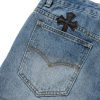 クロムハーツ 偽物 セメタリークロス デニム パンツ Kuc25733 - 画像 (5)