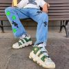 クロムハーツ 偽物 セメタリークロス デニム パンツ Kuc25733 - 画像 (9)