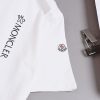 お洒落に♪モンクレール パロディ コットン 半袖 Tシャツ ホワイト mom02543 - 画像 (7)