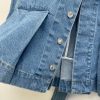 【24SS/プリーツが上品に揺れる♪】ルイヴィトン デニムスカート 偽物 1aflxq - 画像 (7)