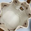 ★日本!!人気！ミュウミュウ n級品 キャンバスxレザー バケットバッグ myf93994 - 画像 (5)