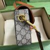 限定品!! グッチ Horsebit 1955 キャンバス 偽物 レザー ショルダーバッグ 2色 gue80465 - 画像 (7)