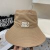 プレゼント最適【女性の憧れ☆】ミュウミュウ バケットハット 偽物 刺繍ロゴ ドリル myp50112 - 画像 (5)