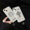 クロムハーツ iphoneケース 14 コピー CHクロス ホワイトスマホケース Kuo20432