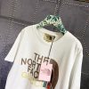 日本未入荷 グッチ ノースフェイス コラボ★スペシャルロゴTシャツ 偽物 Noi26522 - 画像 (4)