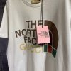 日本未入荷 グッチ ノースフェイス コラボ★スペシャルロゴTシャツ 偽物 Noi26522 - 画像 (7)
