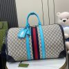 ＜新作♪蛍光ブルー＞★グッチ サボイ ラージ ボストンバッグ 偽物 724612