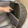 秋冬大セールフェンディ n級品 ブラウン FF ファブリック バックパック fem45050 - 画像 (5)