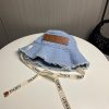 お出かけに最適♪ロエベ フレイド フィッシャーマン ハット 偽物 (デニム＆カーフ) loa20552 - 画像 (8)